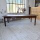 Solid oak table 1900 drapery style XL 250cm