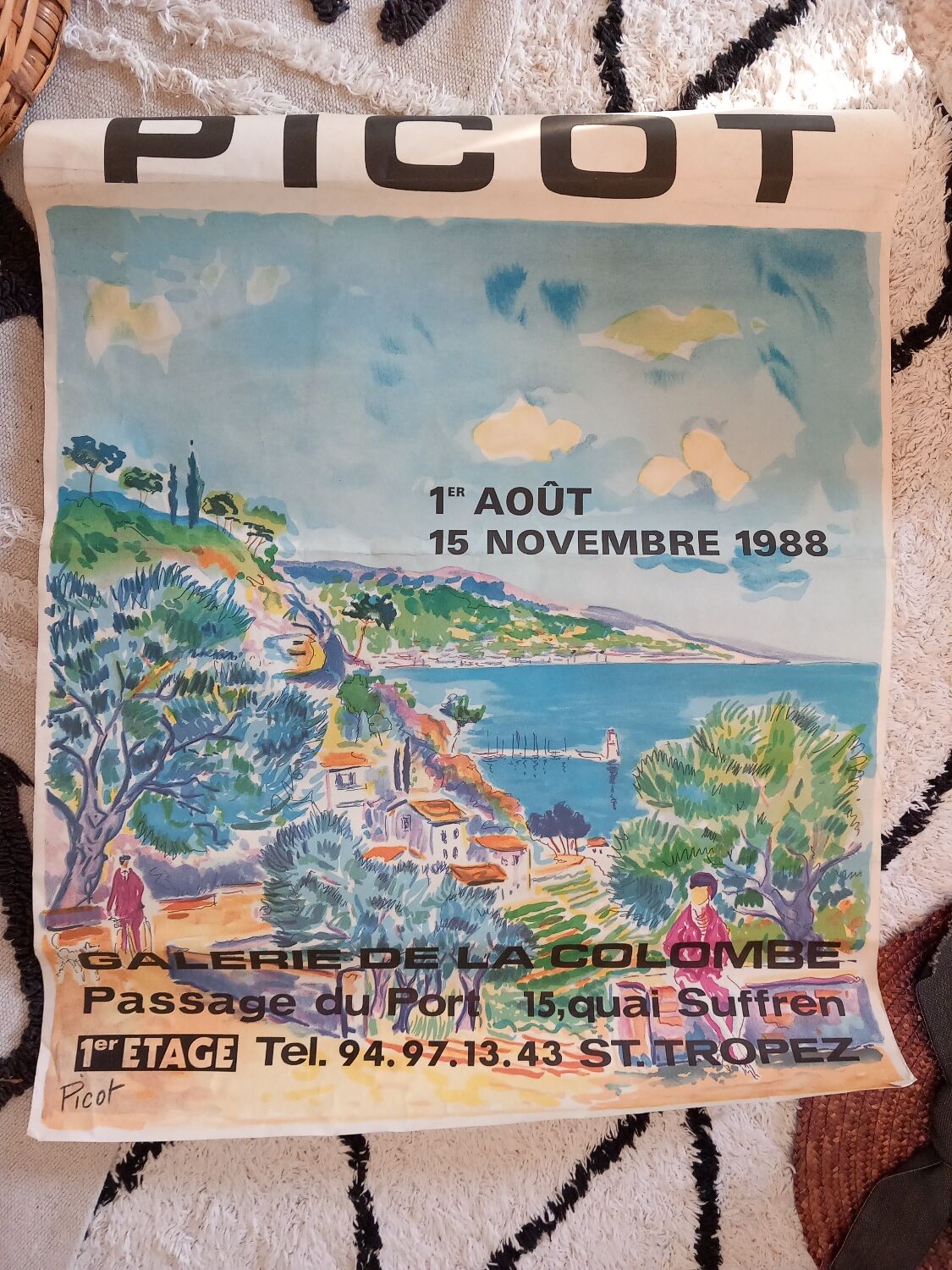 Picot exhibition poster 1988