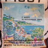 Affiche d'exposition Picot 1988