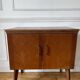Meuble d’appoint vintage pieds compas