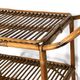 Vintage bamboo bar trolley from 50s. Made in Italy