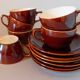 Lot 6 cups of Villeroy & Boch lunch made in Luxembourg