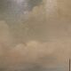 Old painting, landscape by the sea, XX century