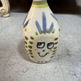 ceramic Vase decorated with Face 22cm