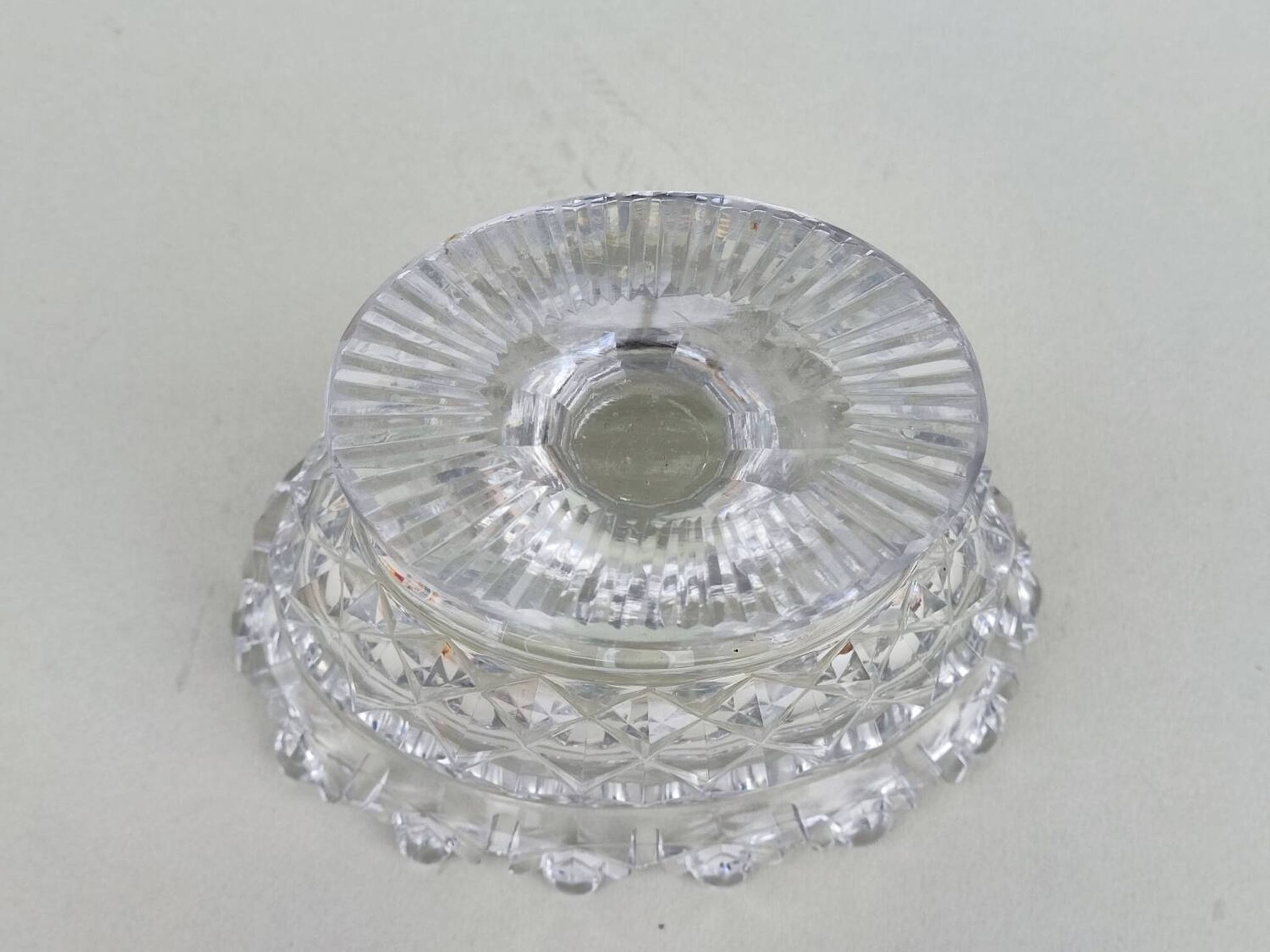 Plat sucre en cristal