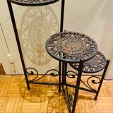 Porte pot fonte