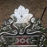 Venetian mirror circa 1900, 100x54 cm