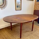 Table scandinave extensible en teck – années 60