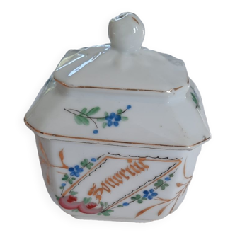 Sucrier ancien porcelaine "souvenir"