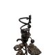 Antique French Candlesticks With Leaves, from around 1900