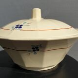 Vegetable, soup bowl, art deco salad bowl sarreguemines