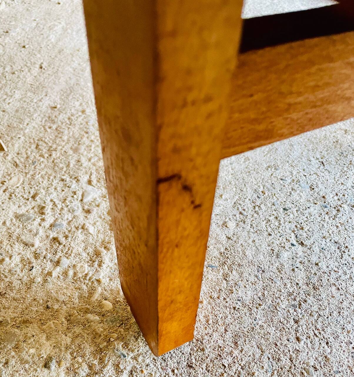 Vintage Scandinavian style oak chest of drawers circa 70's