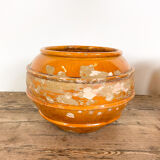 Set of 2 french glazed terracotta BIOT vases 19th century