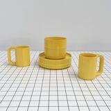 Yellow Dinnerware Set by Massimo Vignelli for Heller, 1970