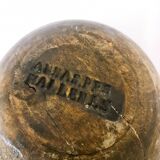 Swedish folk art, unique farmer's bowl from the 19th century.