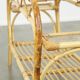 vintage rattan coffee table by Rohé Noordwolde from the 1950s