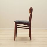 Set of four teak chairs, Danish design, 1970s, production: Denmark