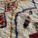 Large Moroccan Berber rug Azilal – 170 x 270 cm – natural wool