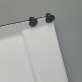 Wall shelf enamelled