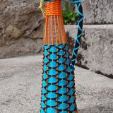 Bottle scoubidous conical, 60s