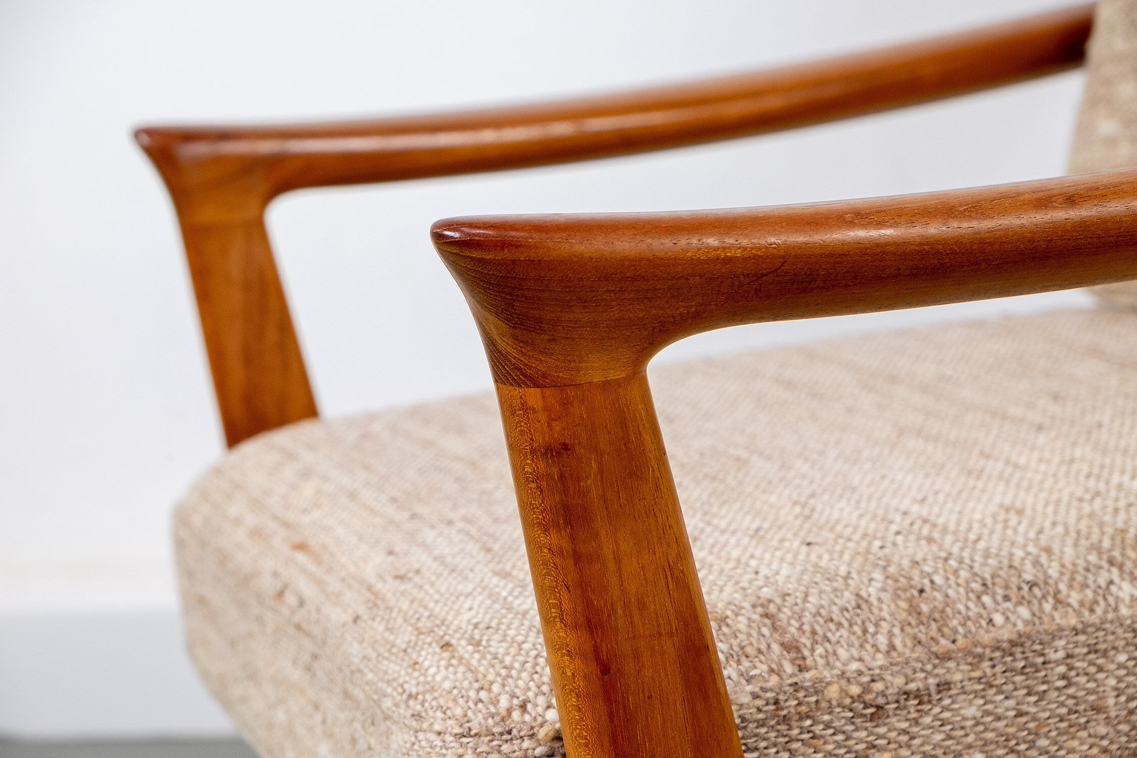 Vintage teak lounge chair by Juul Kristensen, 1960s
