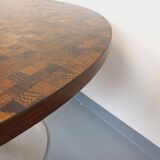 Vintage round tulip dining table by Dieter Wackerlin