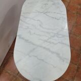 Bistro table with marble top