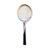 Old racket tennis super court junior wood decoration