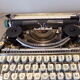 Olympia sf portable luxury typewriter with bag