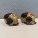 Ceramic elephants as a salt and pepper set made for Danish Søholm 1970-1980s.