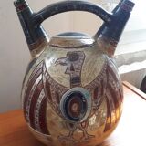 Large Art Deco vase signed Guérin