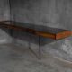 Modernist wall-mounted console, France, 1960s