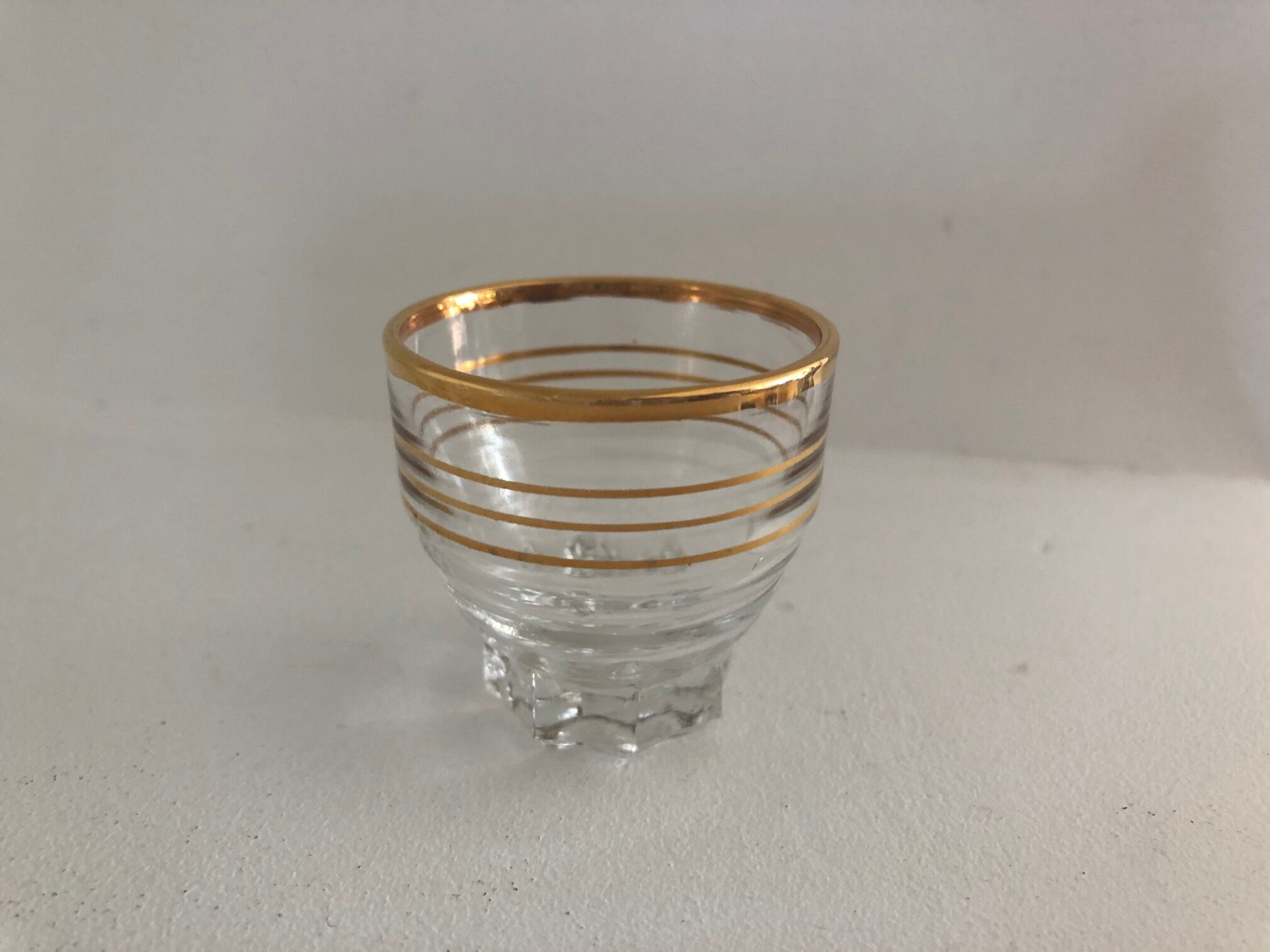 Lot of glasses and carafe year 50