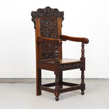 Fauteuil Wainscott anglais du XVIIIe siècle.