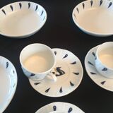 58 service pieces by Jean Picart le Doux for Air France
