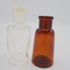 Lot de 4 anciens flacons pharmaceutiques