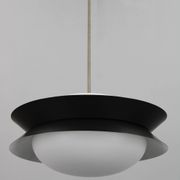 1950s Josef Hurka UFO pendant light for Napako, Czechoslovakia