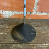 Vintage Cast Iron Stand Ashtray + Chrome Metal Arm