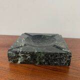 Vintage black marble ashtray, 1970