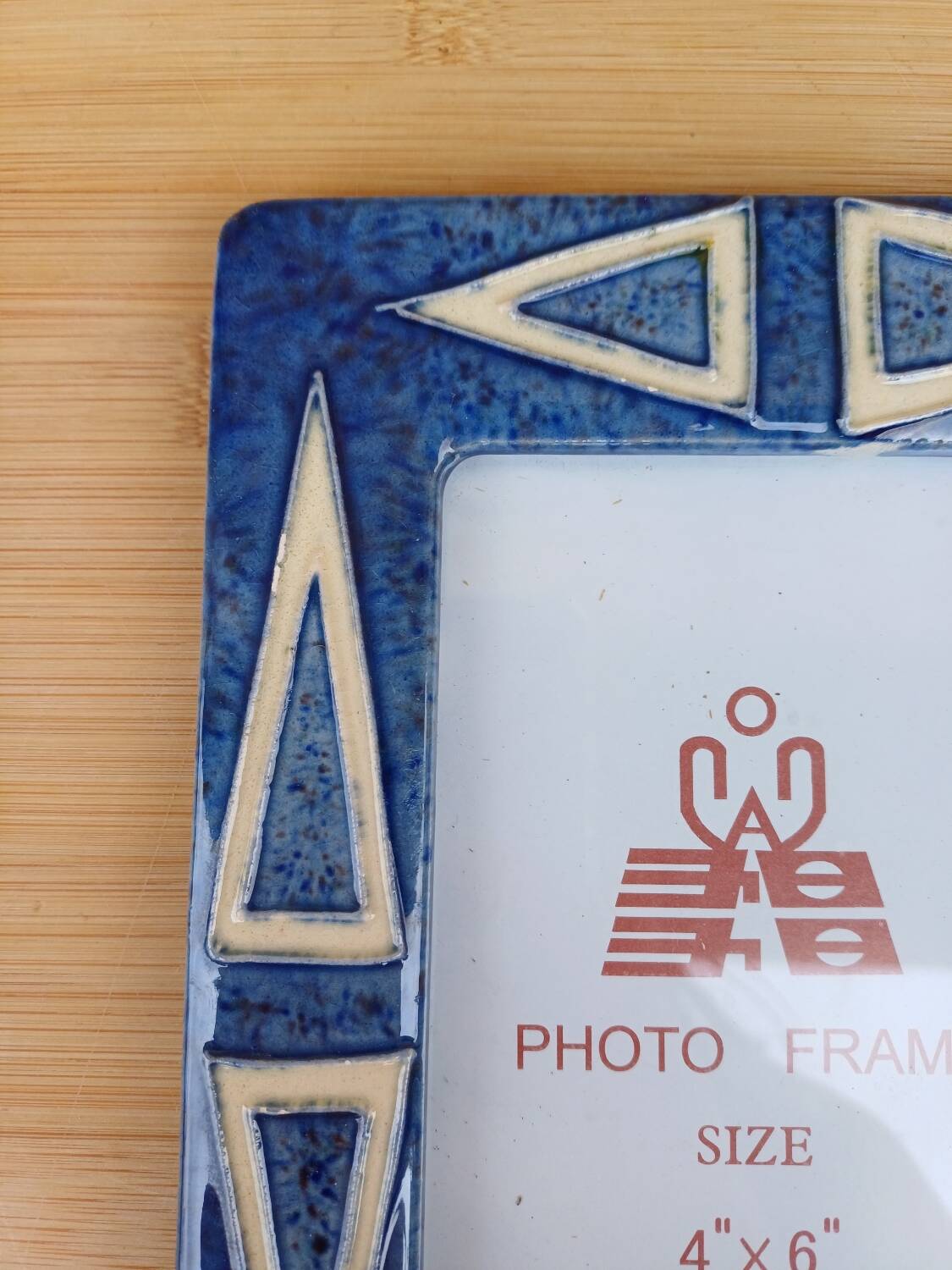 Ceramic photo frame