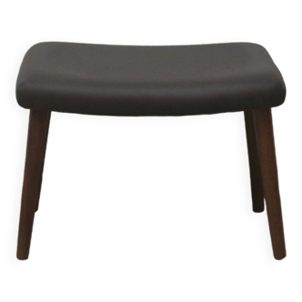 Tabouret vintage danois en skaï