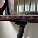 Moldavian bench 1968 polychrome