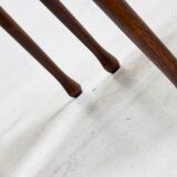 Chair in rosewood and skai 1960