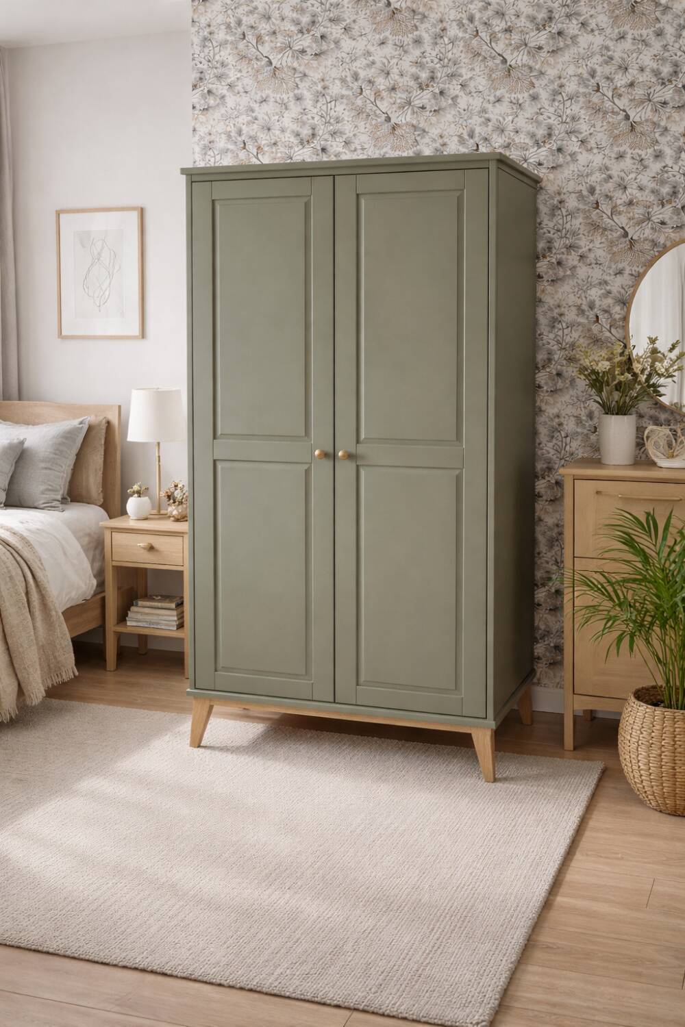 Wardrobe green Thisted