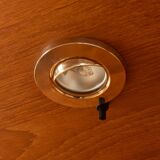 Exclusive display cabinet from the 1980s, solid teak, glass doors, drawers, illuminated