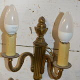 Paire d'appliques style Louis XVI en bronze