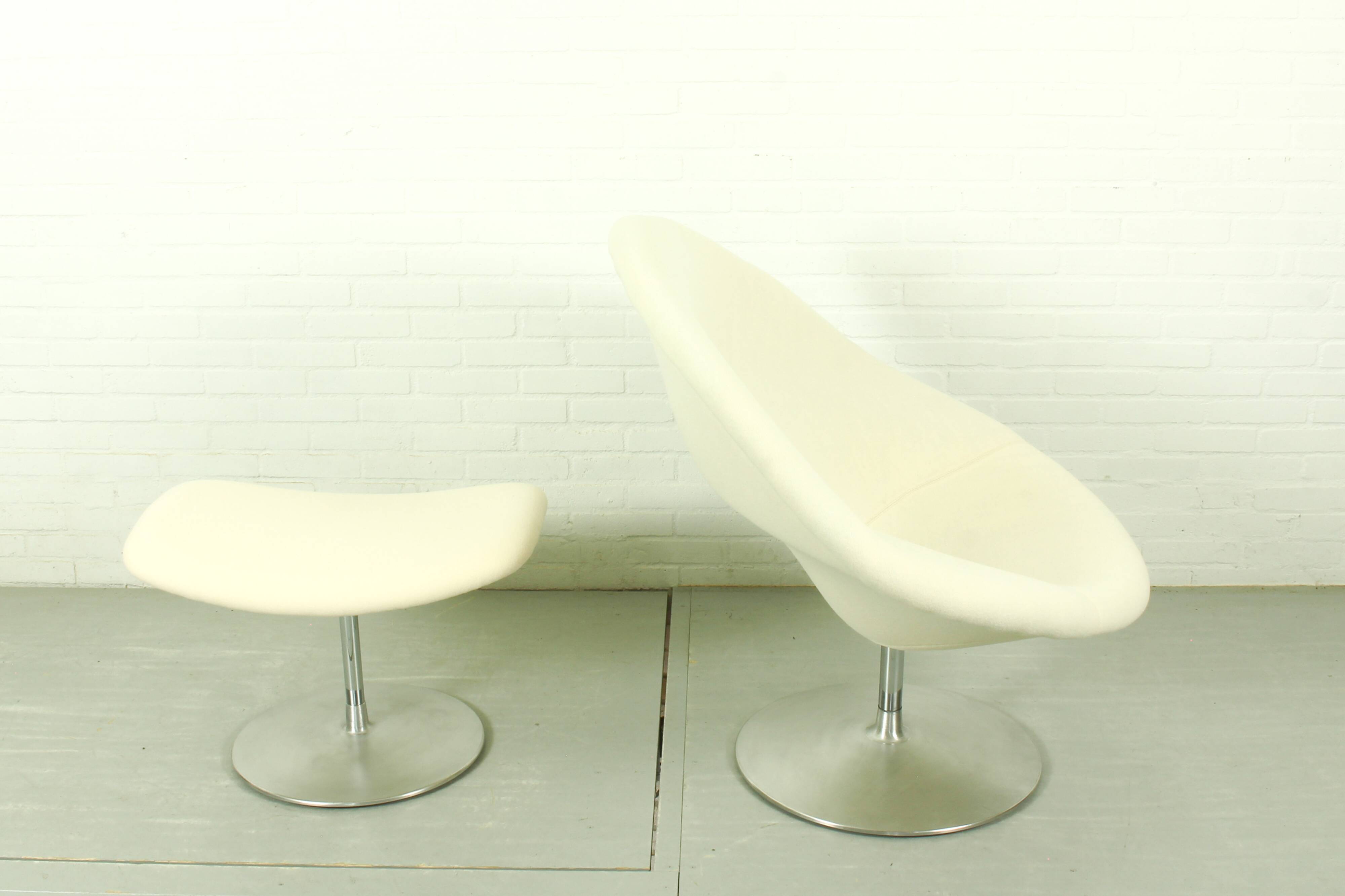 Iconic Pierre Paulin "Globe" Chair & Ottoman for Artifort