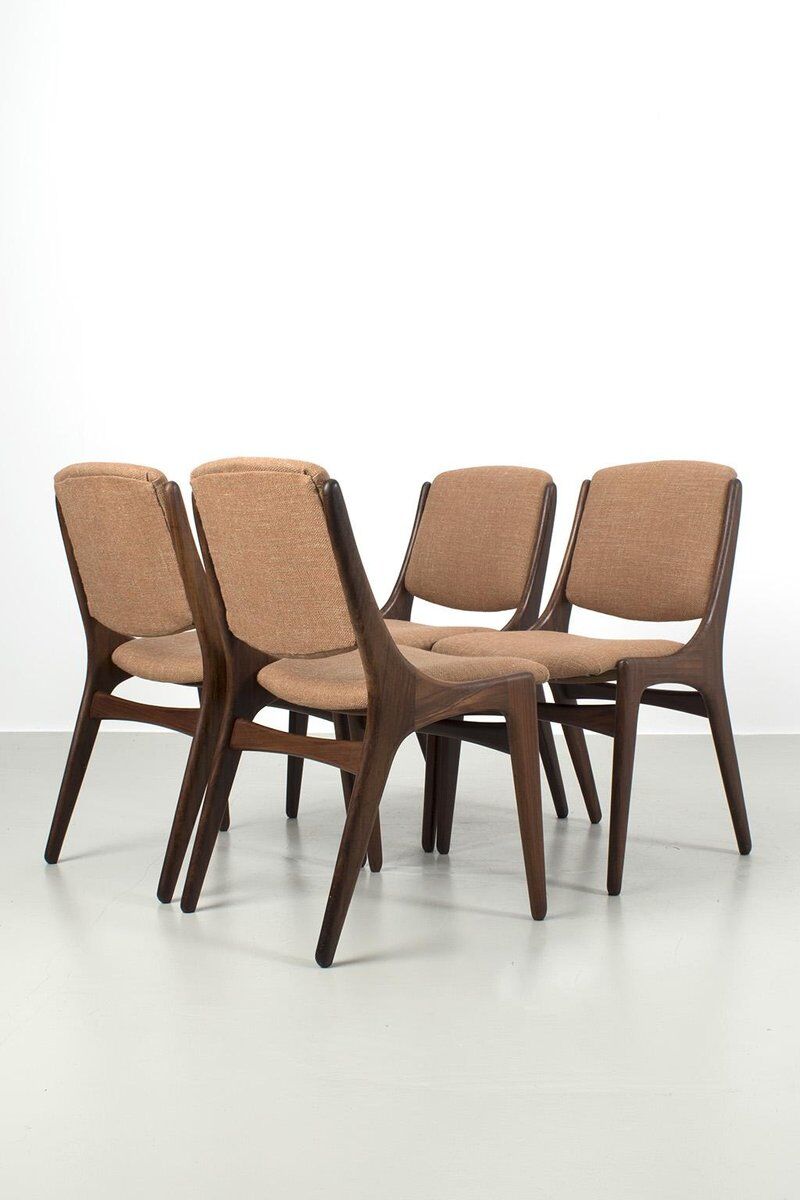 Chaises vintage par Mahjongg Holland, ensemble de 4