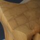 Interlocking abstract wood sculpture by Joop van Bergen, Netherlands, 1980s
