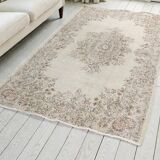 Grey Oushak Area Rug